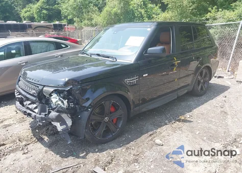 2012 Land Rover Range Rover Sport Supercharged из США, поврежденный, VIN SALSH2E47CA740287